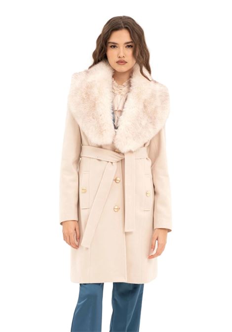 CAPPOTTO CON COLLO PELLICCIA REMOVIBILE VALENTINA RIO | Cappotti | V8294272